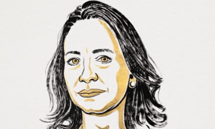 Maria Corina Machado.. nobel peace prize winner