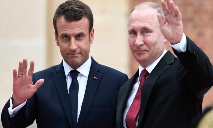Vladimir Putin ready to talk with Emmanuel Macron