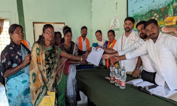 Indiramma Indlu for Tribal Beneficiaries in sirpur