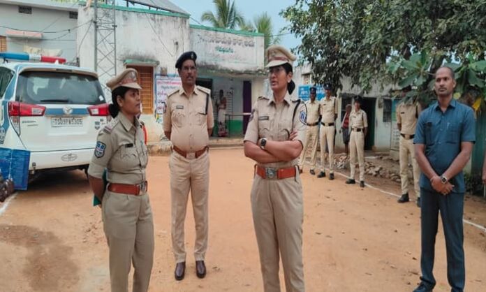 Wanaparthy District SP Dr. Sunitha Reddy at nomination center