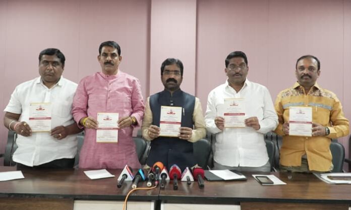 Treenetra Foundation founder Balraj Nune press meet