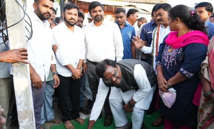 minister vivek venkataswami inaugurated development works