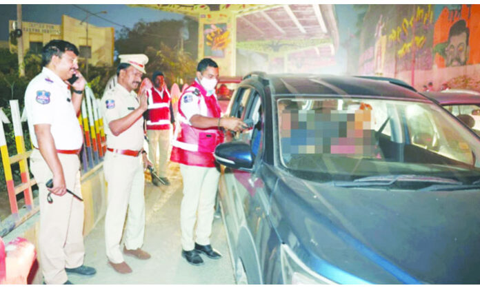 Cyberabad Police ensured peaceful New Year 2026 celebrations with strict security measures and extensive drunk driving checks across the commissionerate