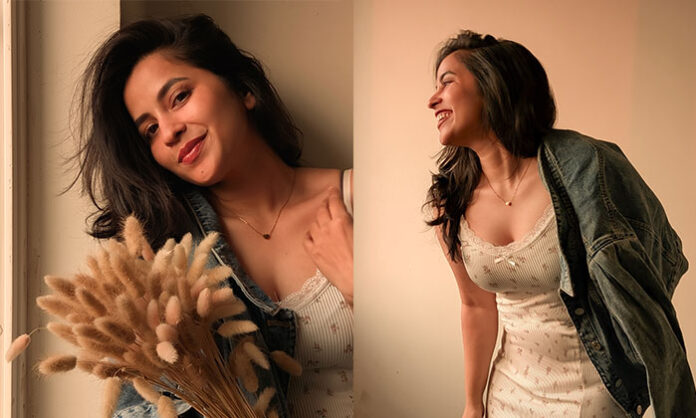 Telugu actress Komalee Prasad stuns in her latest stylish photoshoot with elegant and trendy looks