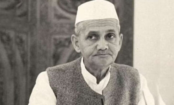 Portrait of former Indian Prime Minister Lal Bahadur Shastri remembered on his death anniversary.