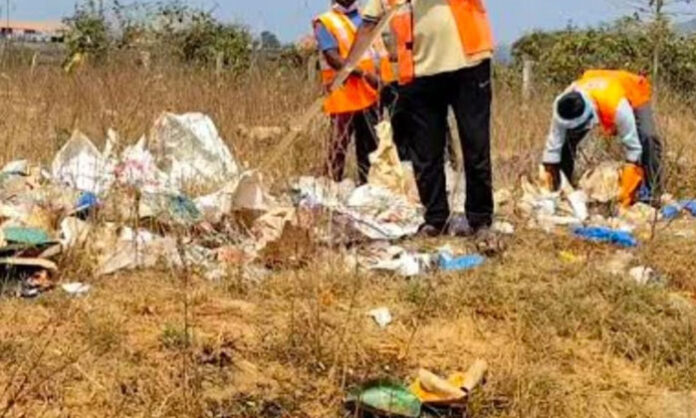 Plastic waste accumulation poses environmental threat during Medaram Maha Jatara as government enforces plastic ban