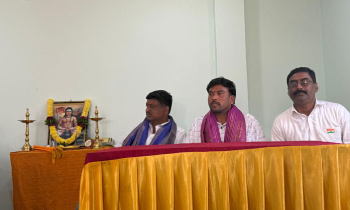 Republic Day celebrations and executive committee swearing-in ceremony held at Padmashali Association building in Dammaiguda