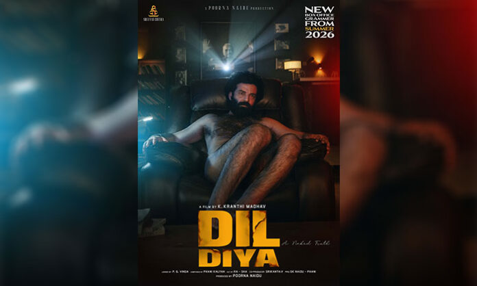 Sandeep Reddy Vanga unveiling the title and first-look poster of Dil Diya – A Naked Truth directed by K. Kranthi Madhav.
