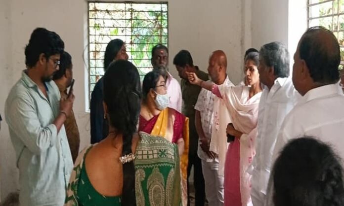 Padmarao Goud visit in namalagundu