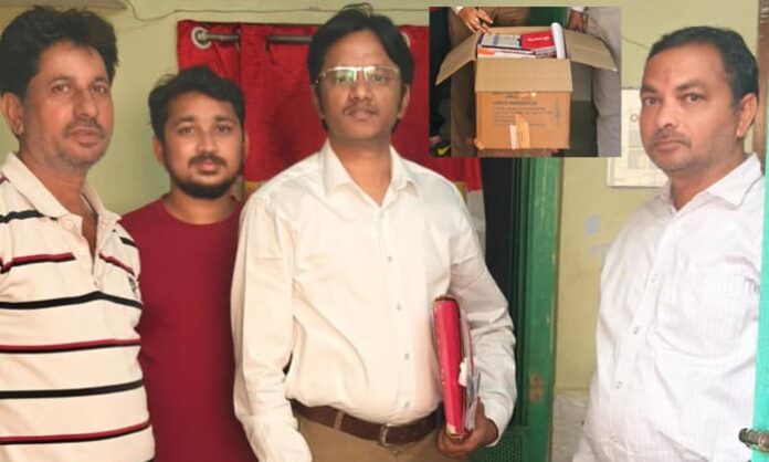 DCA officers in Damera village