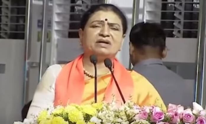 bjp mp dk aruna speech