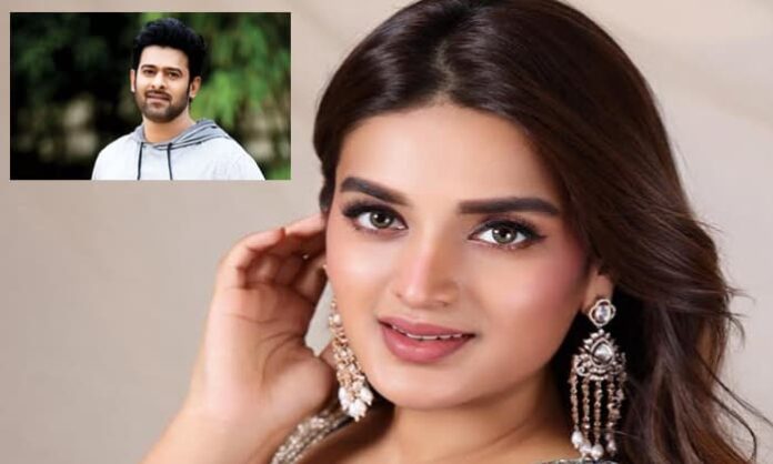 heroine nidhi agarwal comments on raja saab movie