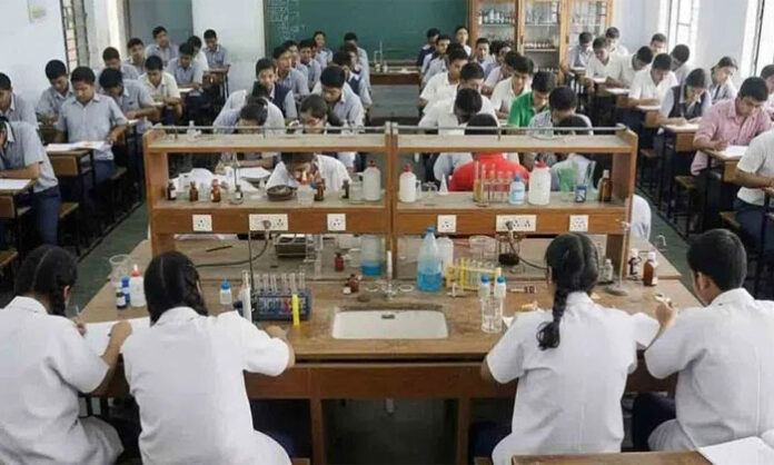 CCTV cameras installed in Intermediate colleges monitoring practical examinations