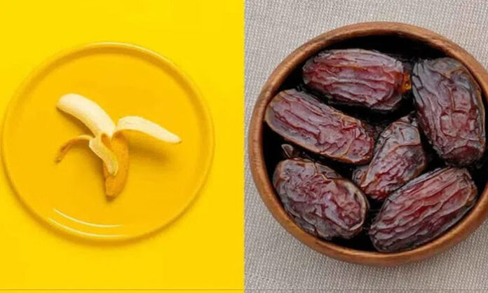 Comparison of dates and bananas as natural foods that provide instant and sustained energy for workouts