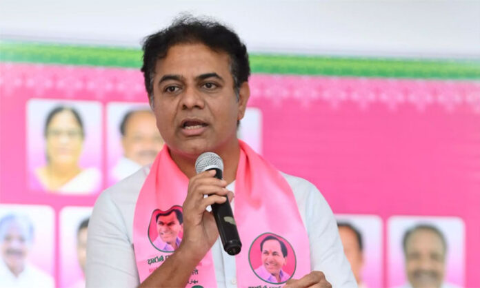 K T Rama Rao criticizing Revanth Reddy government over unfulfilled job promises in Telangana
