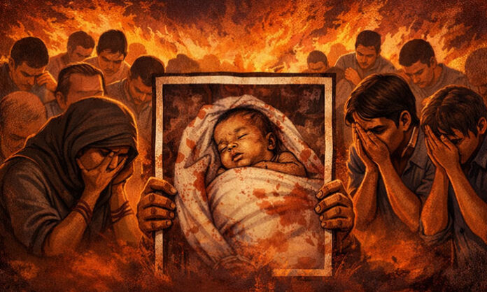 Public reaction and awareness message on caste-based violence in Kummera village