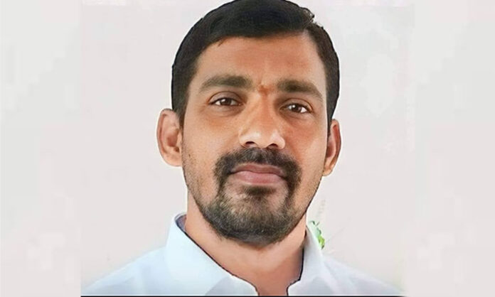 Ravula Venkata Ramesh Goud encouraging students ahead of intermediate exams