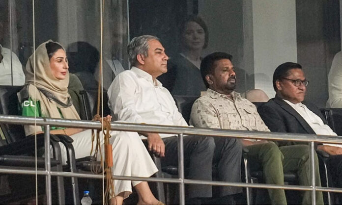 Mohsin Naqvi leaving VVIP gallery at R. Premadasa Stadium during India vs Pakistan match