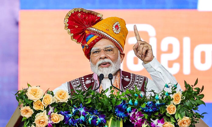 Narendra Modi launching nationwide HPV vaccination program in Ajmer to prevent cervical cancer