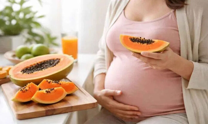 Ripe papaya fruit bowl highlighting benefits and safety of eating papaya during pregnancy