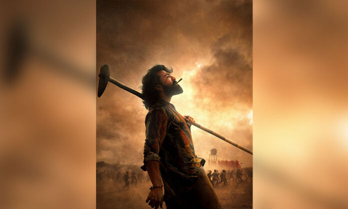 Ram Charan in rugged look from Peddi second single poster