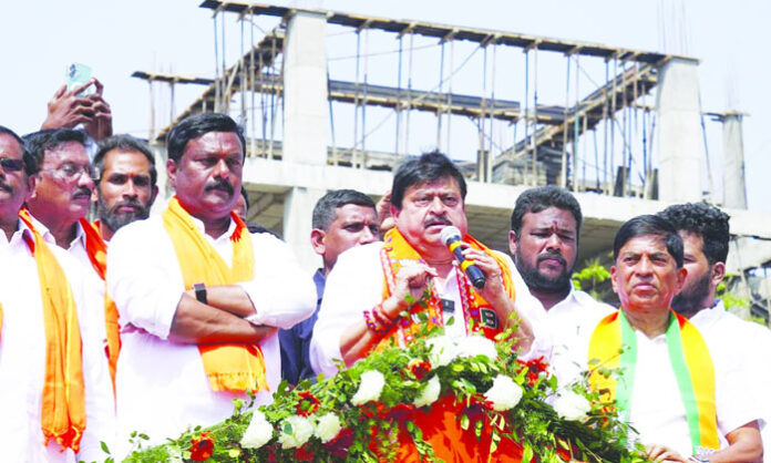 Ramchander Rao Addresses BJP Corner Meeting in Nirmal