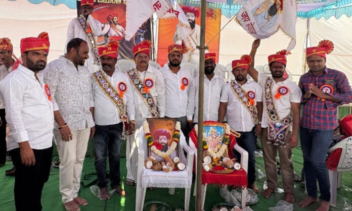 Devotees celebrating the birth anniversary of Sant Sevalal Maharaj with a rally and cultural programs