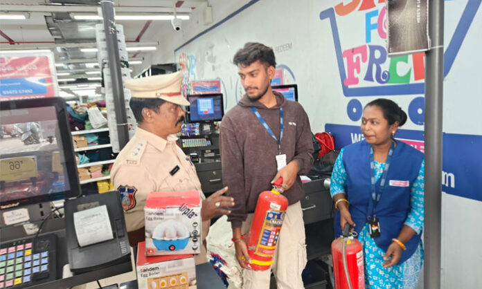 Telangana Fire Department conducting strict fire safety inspections of buildings within ORR limits following fatal fire accidents