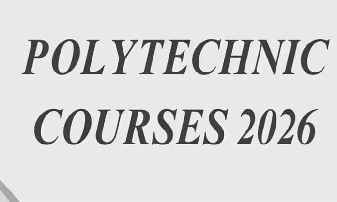 Students attending diploma classes after course revamp announced by Department of Technical Education Telangana