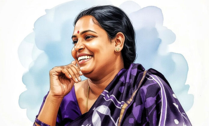 Tribute text honoring Dasoju Lalithakka as a powerful voice of BCs and working communities in Telangana