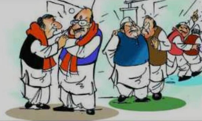 Undercover agents leaking strategies between rival parties during intense municipal election campaigns