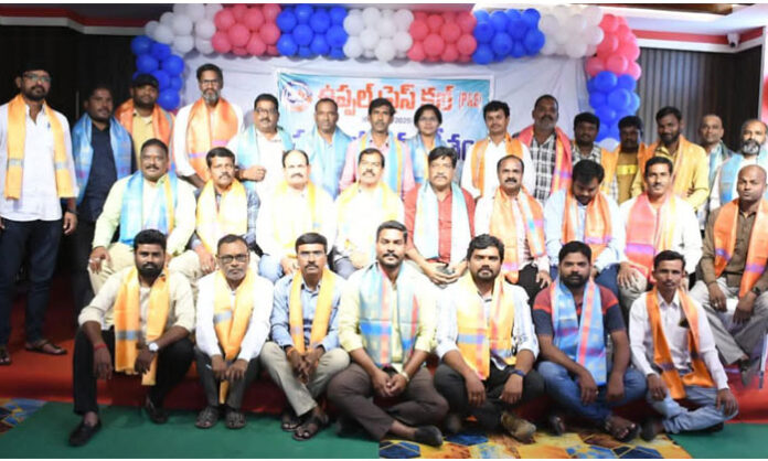 Vaddepalli Kishore elected as the new president of Uppal Press Club during a special meeting