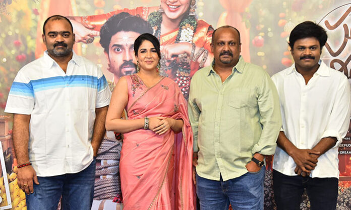 Lavanya Tripathi Konidela and cast at the press meet announcing the release of ‘Sathi Leelavathi’
