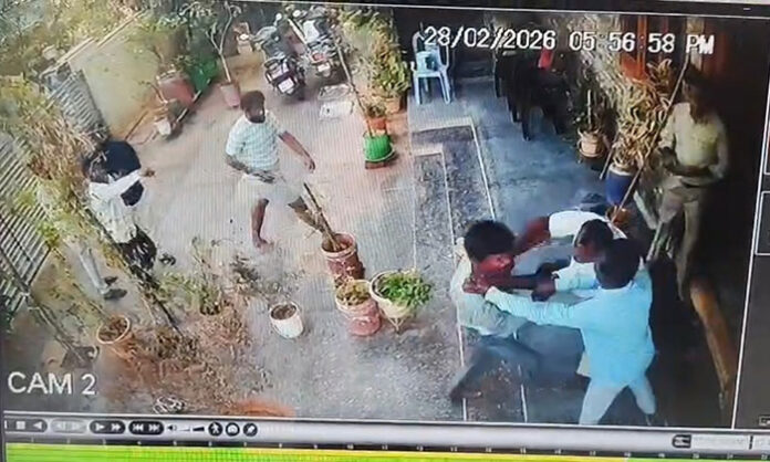 Family of Siddhartha School owner attacked at their residence in Narsampet leading to protests demanding action