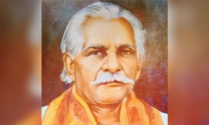 Portrait of Ayyanki Venkata Ramanaiah, pioneer of the library movement in India and founder of the first library association, remembered on his death anniversary