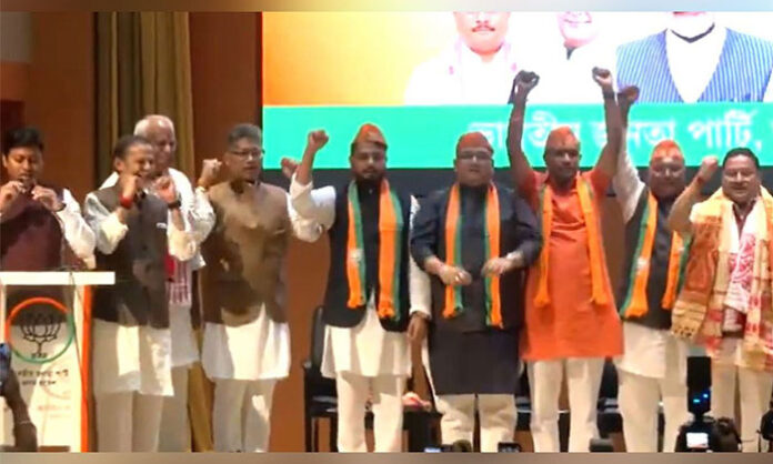 Three Congress MLAs in Assam join BJP ahead of assembly elections, adding to Congress party crisis