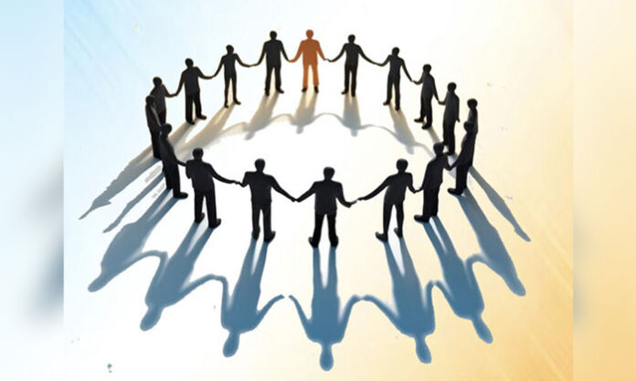 A symbolic image showing a gap between parents and youth highlighting the decline of respect and the need for responsible freedom in society