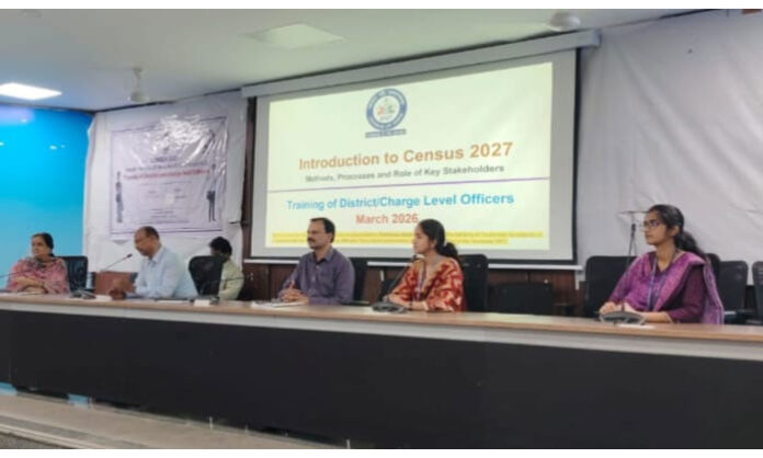 District Additional Collector K. Srinivas inaugurates House Listing Operation training for Census 2027 at Integrated District Collectorate conference hall