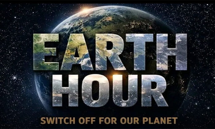 GHMC Commissioner R.V. Karnan appeals to Hyderabad residents to switch off lights from 8:30 PM to 9:30 PM tomorrow for Earth Hour 2026 to promote environmental conservation and combat global warming.