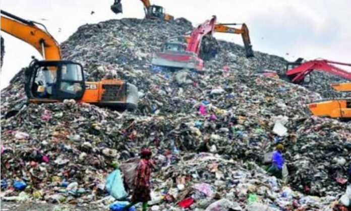 Toxic pollution and health crisis caused by the dumping yard in Jawahar Nagar affecting nearby residential areas