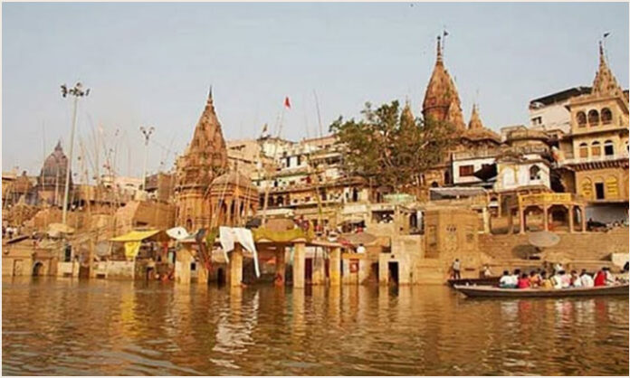The sacred city of Kashi on the banks of the Ganges, regarded as the Teertharajam, offering spiritual liberation to pilgrims who stay for nine nights.