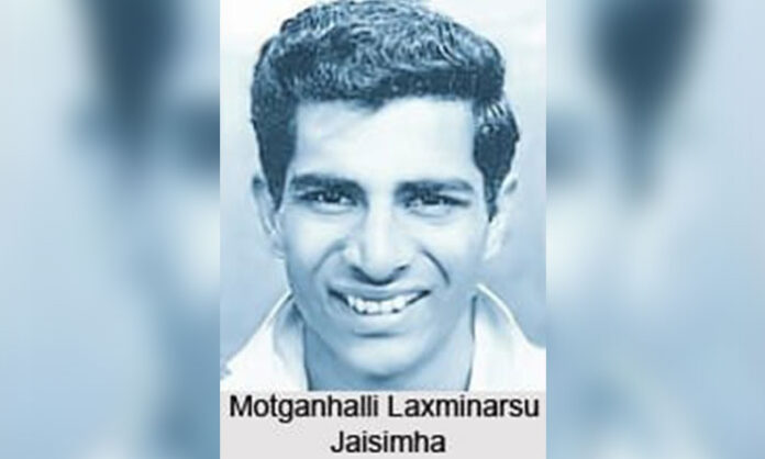 M. L. Jaisimha portrait representing Hyderabad cricket legend on his birth anniversary