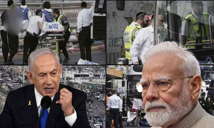Narendra Modi speaking with Benjamin Netanyahu on citizen safety amid tensions involving Israel and Iran