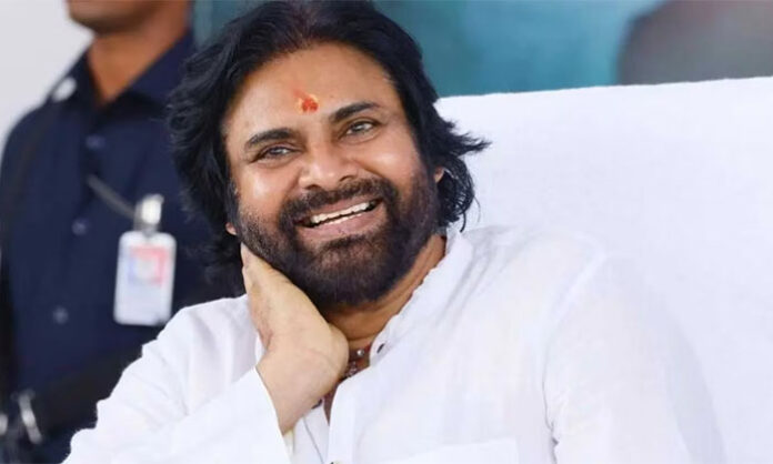 Deputy CM Pawan Kalyan highlighting Andhra Pradesh Panchayat Raj Department’s achievement of winning five national awards for rural development.