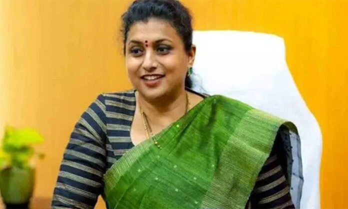 RK Roja demands resignation of BR Naidu as TTD chairman citing stampede and cow death incidents and allegations of disrespect towards women