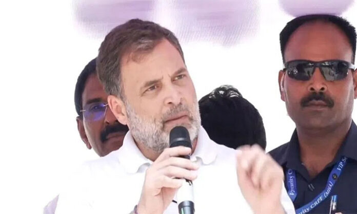 Rahul Gandhi questions Prime Minister Narendra Modi over silence on Sabarimala issue during Kerala election campaign rally.