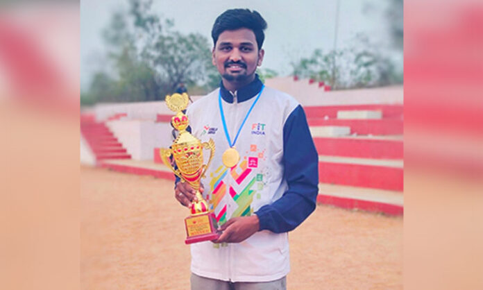Rampalli Madhu from Jawahar Nagar selected for Target Ball Senior Nationals representing Telangana, inspiring youth with his journey from a humble background