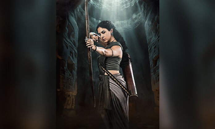 Ritu Varma introduced as Sathyavati in Gopichand33, depicted as a graceful and resilient 7th-century warrior in historical attire