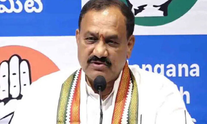 TPCC Leader Mahesh Kumar Goud addressing Telangana Legislative Council on reported drug availability and law enforcement during BRS regime