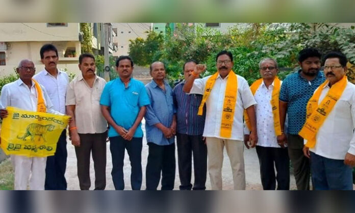 Padmashali Association meeting in Mancherial demanding BC women sub quota in Women Reservation Bill